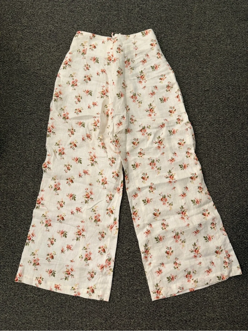Reformation Linen floral pants